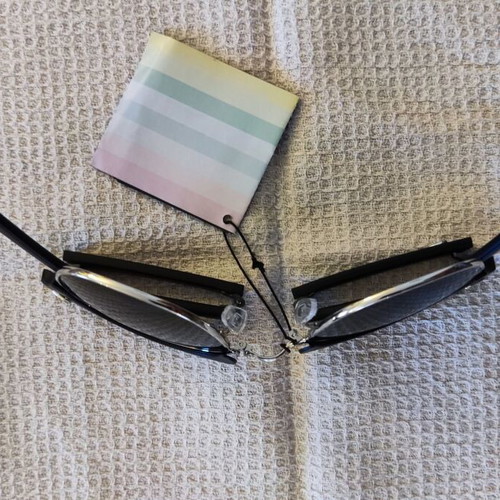 Solo-Solis NDL1557 sunglasses new with silver finish and black frame