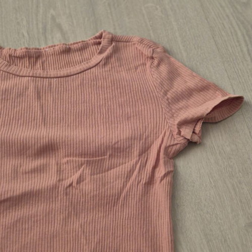 H&M crop top, pink, small/medium