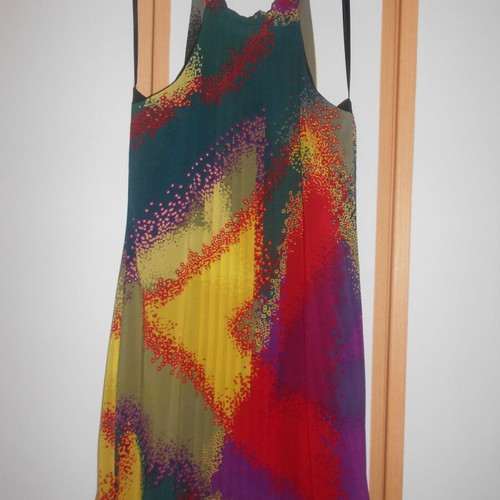 Summer dress Les Petites medium, pleated, multicolor, like new