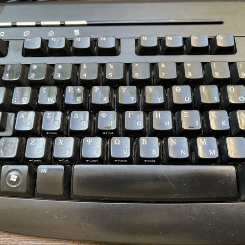 Logitech 350 Keyboard with PS/2 Connector Greek