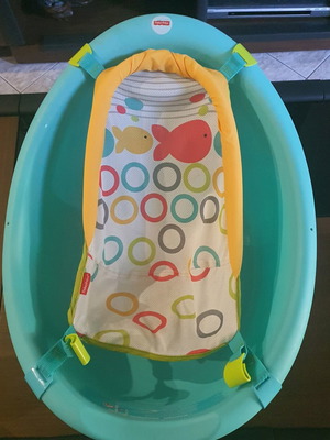 Fisher Price βρεφική μπανιέρα μεταχειρισμένη, τριών σταδίων ρυθμιζόμενη