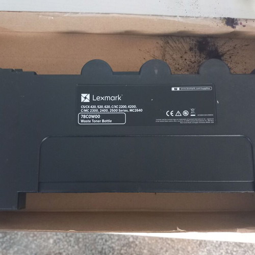 Lexmark laser printer cartridge used, empty