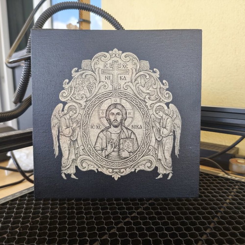 Decorative Canvas Jesus Christ Laser Engraving new, handmade art