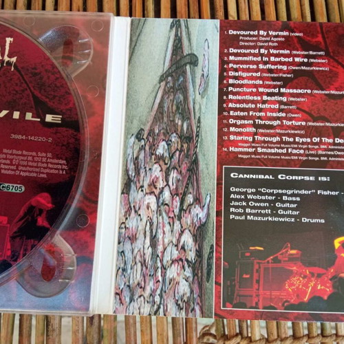 Cannibal Corpse Death Metal CDs used, 2 items