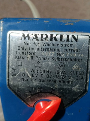 Marklin power supply 16V used