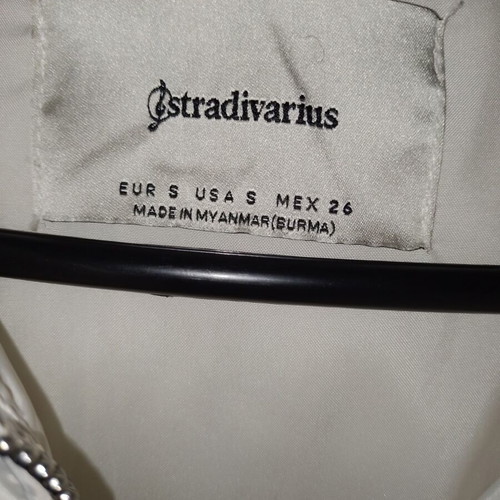 Stradivarius Long Jacket with Belt, Size Small, Like New