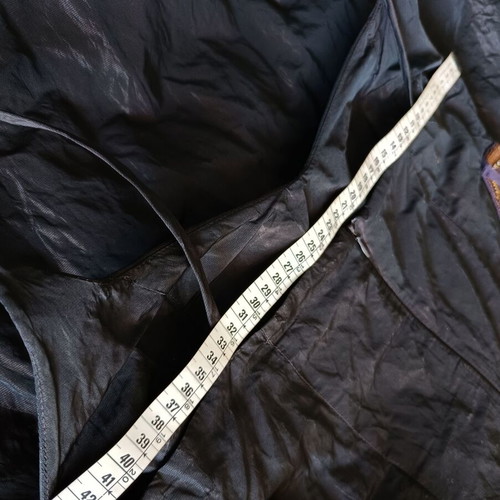 Vitsio evening maxi dress like new, taffeta brown and black