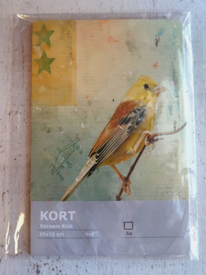 IKEA KORT cards 10x15cm new, pack of 5