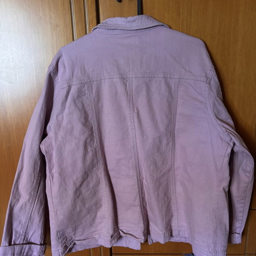 Pink denim jacket like new, sizes M/L
