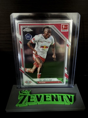 2025-26 Topps Chrome Bundesliga Yan Diomande Rookie Base RC Leipzig card