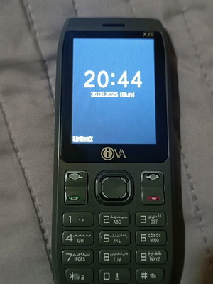 Iva X20 mobile phone used, gray, 4 sim cards