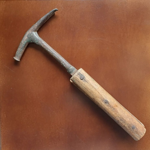 Antique cobbler hammer handmade used, size 24.5