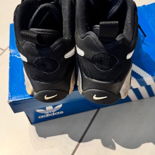 Nike Air athletic shoes used, size 38.5, black