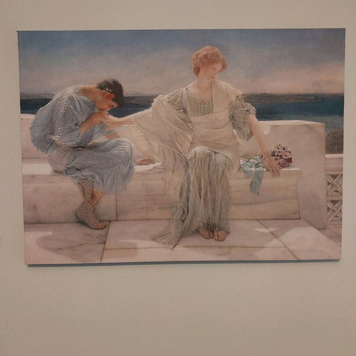 Paintings on canvas used by a known artist