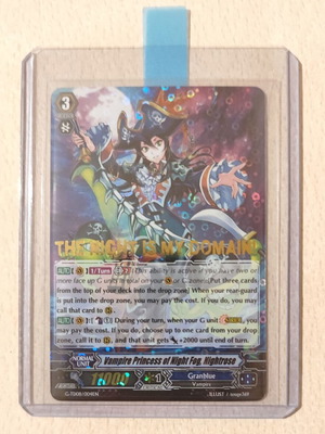 Κάρτα Cardfight!! Vanguard Vampire Princess of Night Fog Nightrose μεταχειρισμένη