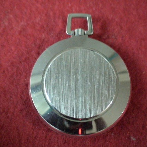 Vintage Parker pocket watch used, silver, with winding issue