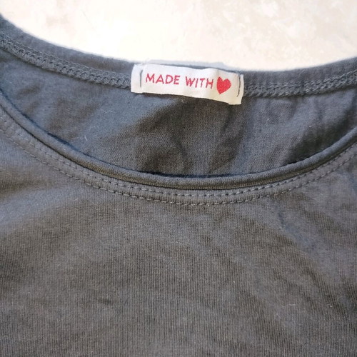 Black cotton blouse size M like new