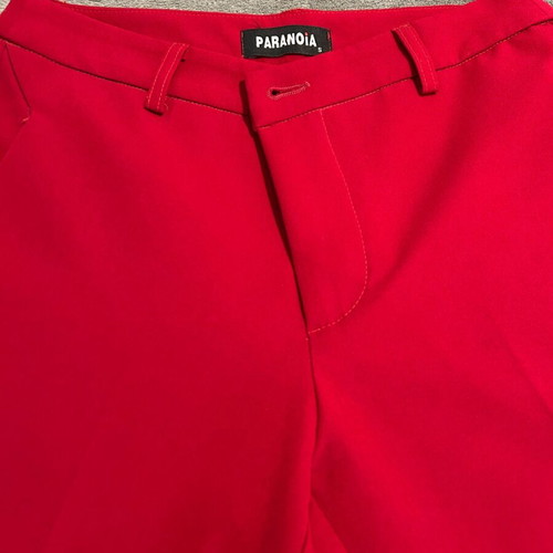 Paranoia fabric pants like new, size S, red