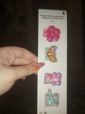 Magnetic bookmarks Flying Tiger new, set of 4
