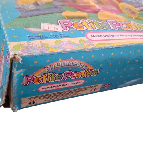 Vintage Hasbro My Little Pony Petite Ponies Mane Delights Beauty Shoppe new in box