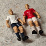 Football player figures set of 2, like new
