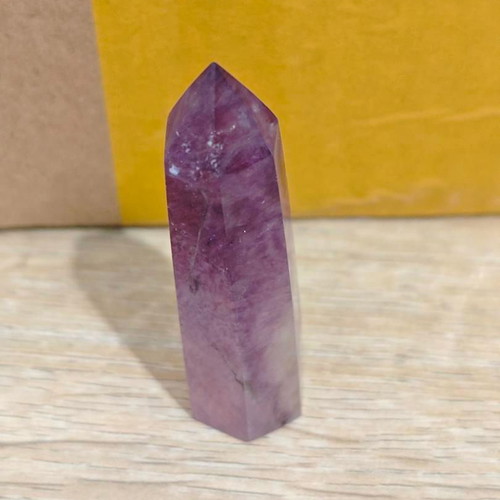 Amethyst obelisk natural processed, like new