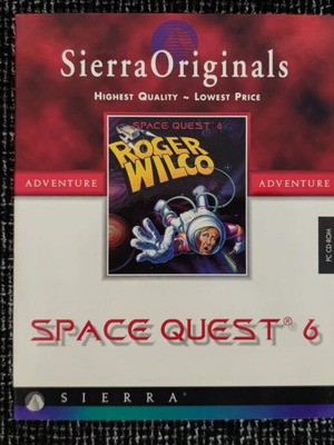 Space Quest 6 PC Game σαν καινούργιο, adventure