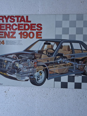 ESCI Crystal Mercedes Benz 190 E plastic model new