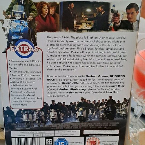 Brighton Rock DVD like new