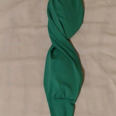Swimwear top used, green, size S