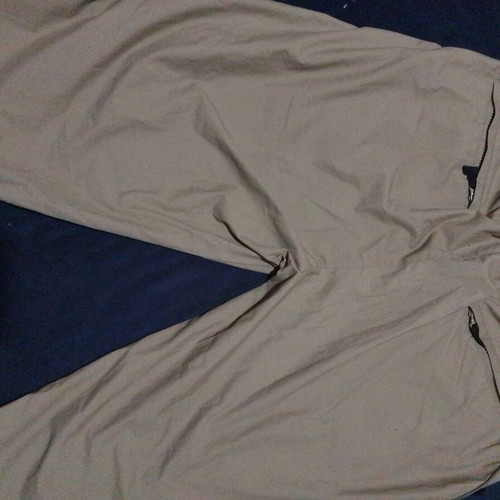 Men's Pants XL like new, beige, Italian with zipper pockets