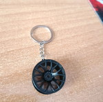 Car Wheel Keychain new condition