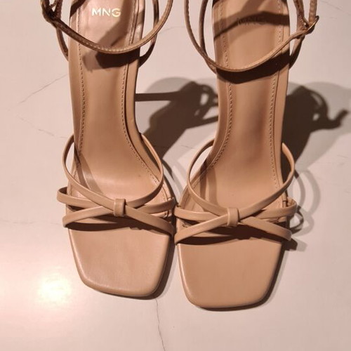 Mango beige sandals size 38