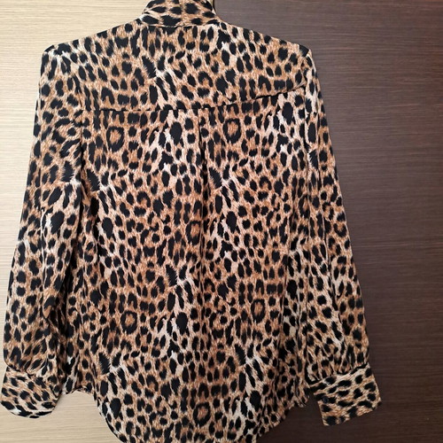 Celestino animal print shirt with tie new, size S