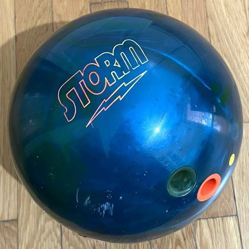 Storm Hot Rod HB Hybrid bowling ball used blue Made in USA