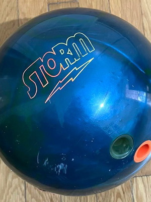 Storm Hot Rod HB Hybrid bowling ball used blue Made in USA