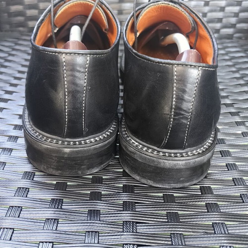 Santoni elegant shoes used, size 42, black
