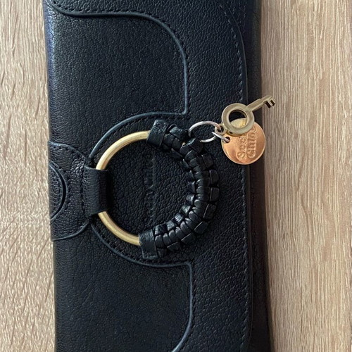 See by Chloe Hana Leather Wallet Black Like New
