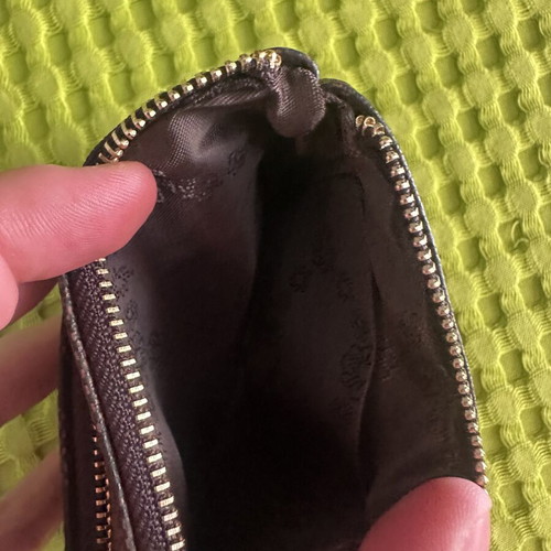 Coach Mini Wallet Dark Brown New