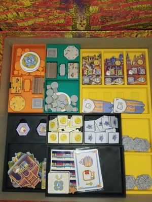 Barcelona 3D printed insert for board game