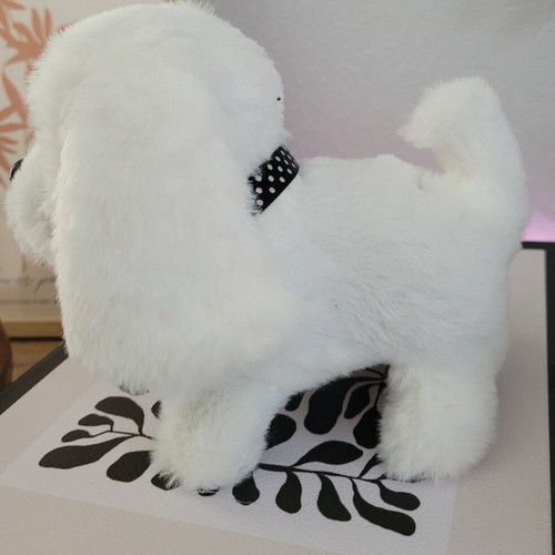 Interactive plush toy dog new, makes sounds and walks