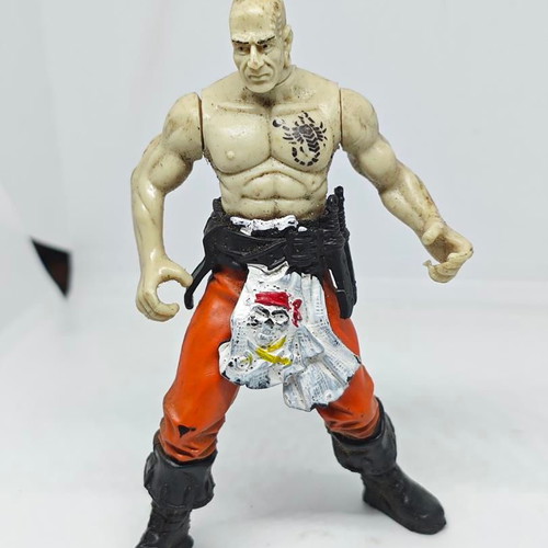 Collectible Chap Mei Pirate figure like new with scorpion tattoo