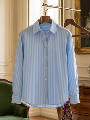 Zara shirt, blue, size S