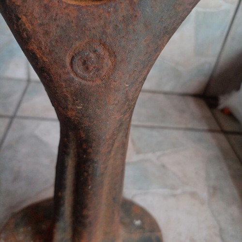 Cobbler's Anvil vintage Soviet iron used, 5kg 28.8 cm