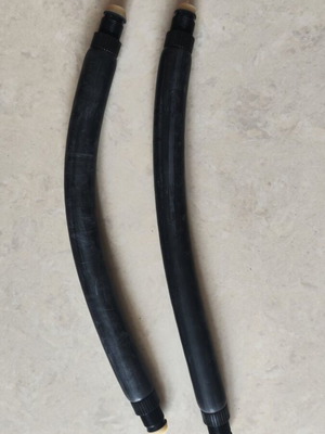 Apnea Gorilla Black Killer spearfishing rubber bands with connectors, pair, 22cm x 19mm