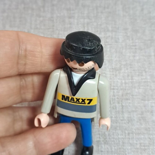 Playmobil mechanic set used with tools and car accessories