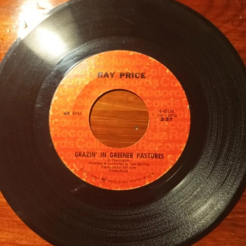 Ray Price 45rpm record used, no cover
