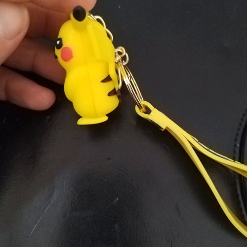 Pokemon Pikachu keychain new, multicolor yellow