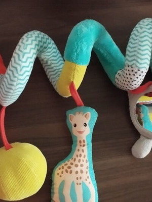 Sophie La Girafe Σπιράλ Παιχνίδι μωρού σαν καινούργιο για καρότσι και κούνια