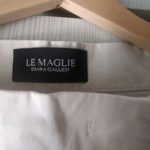 Chino pants Diana Gallesi like new, white, size S